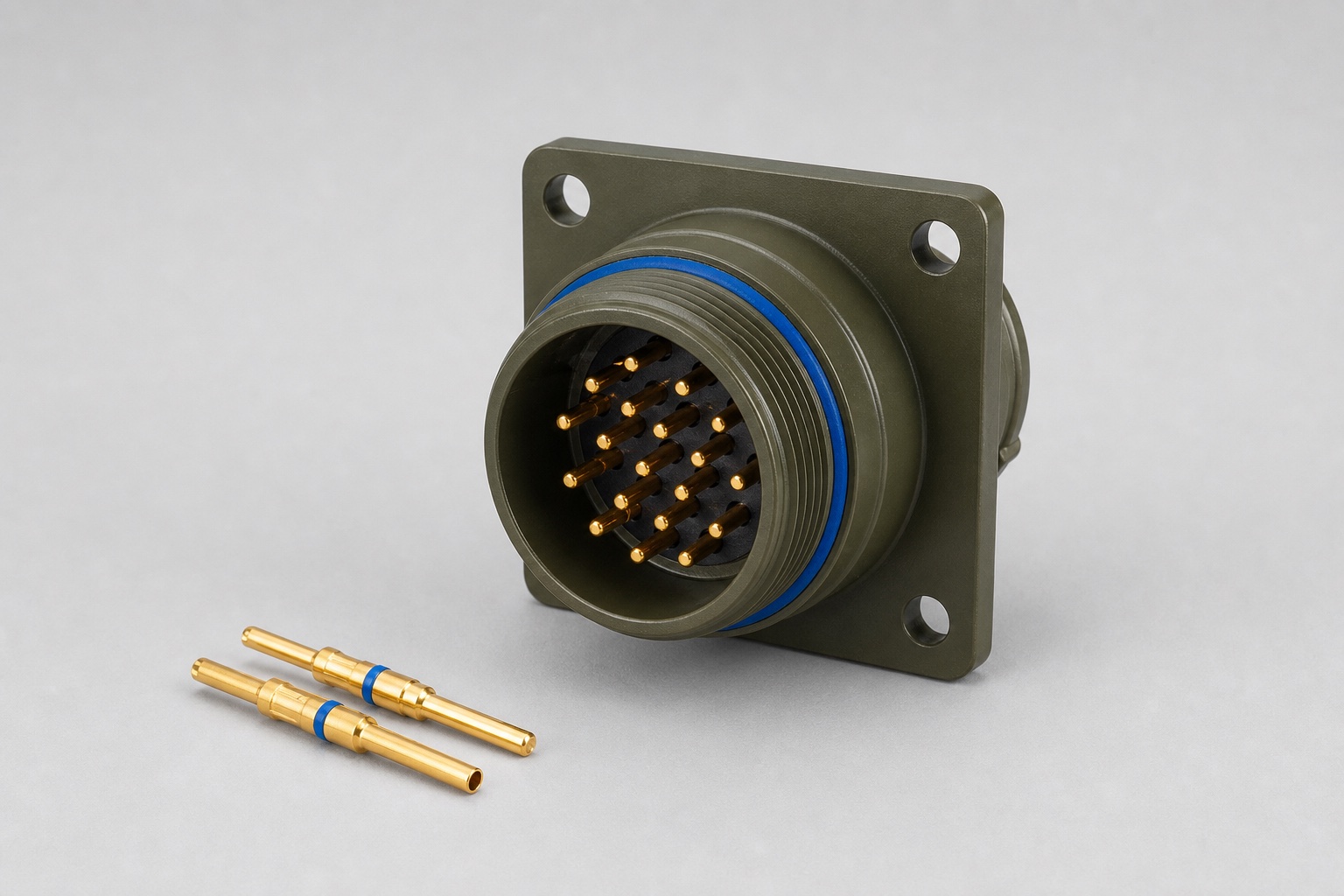 D38999/20 Wall Mount Receptacle