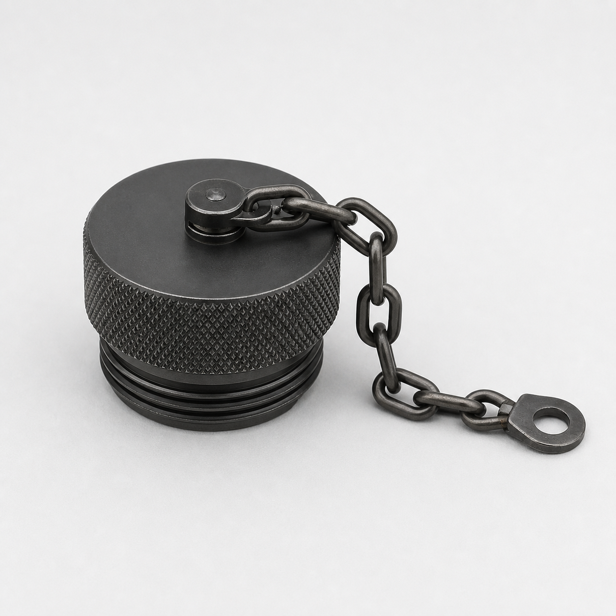 Threaded Protective Cap with Retention Chain for D38999-Style Interfaces